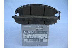 Колодки тормозные дисковые для NISSAN JUKE (F15) 1.6 2010-, код двигателя HR16DE, V см3 1598, кВт 86, л.с. 117, бензин, NISSAN D1060JN00A
